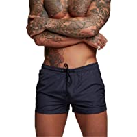Los mejores  - Kfnire Bañadores de natación- Pantalones Cortos de los Hombres de Secado rápido Playa Surf Corriendo Pantalones Cortos…